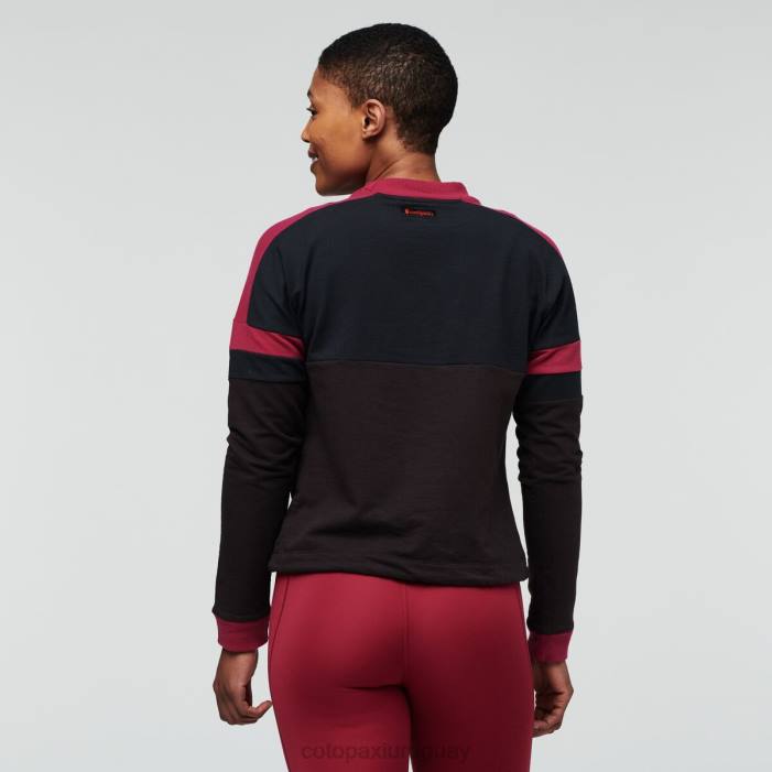 sudadera bandera mujer Cotopaxi negro/caverna 408R55 ropa