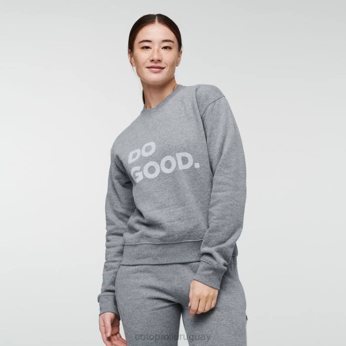 sudadera con capucha do good crew mujer Cotopaxi cuero gris 408R60 ropa