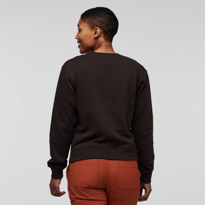 sudadera orgánica con cuello redondo on the horizonte mujer Cotopaxi caverna 408R65 ropa